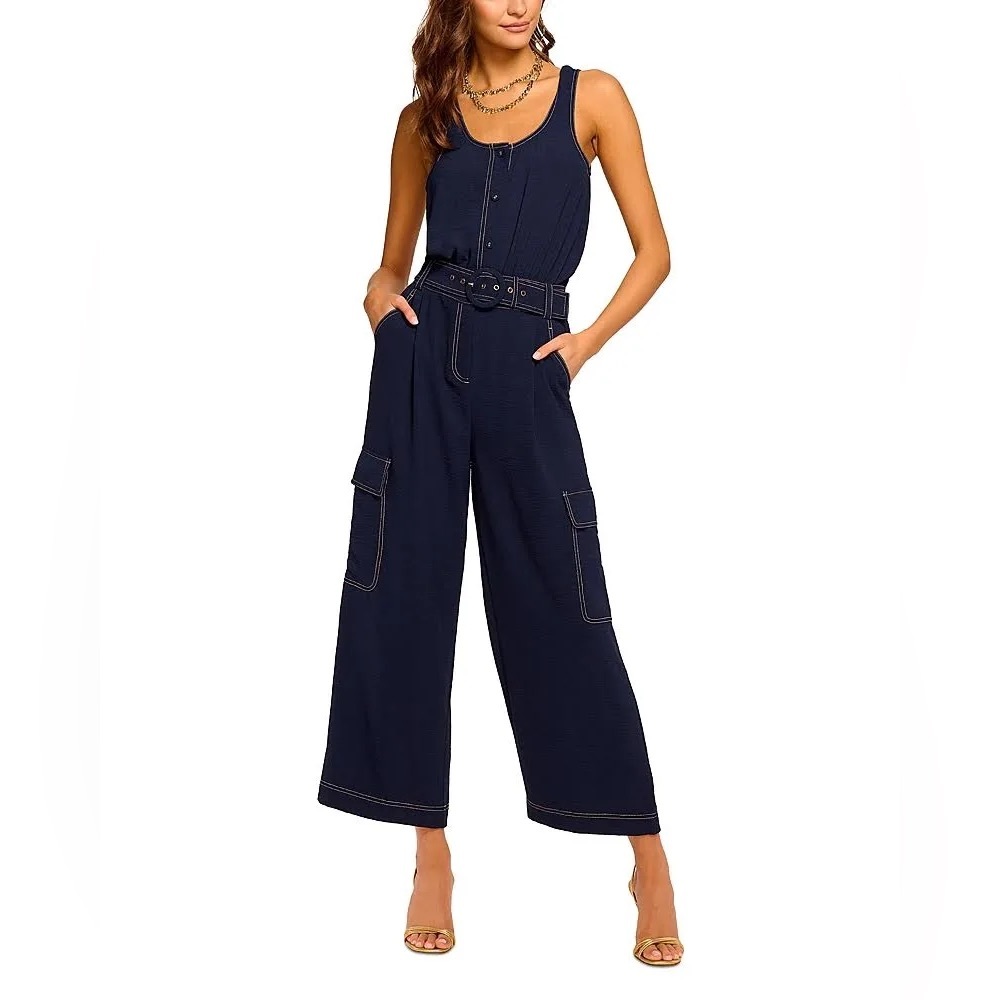 Ramy Brook Greta Cargo Jumpsuit Large